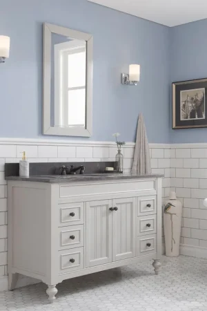 Reduced Price Water Creation Potenza 48" Earl Grey Single Sink Bathroom Vanity