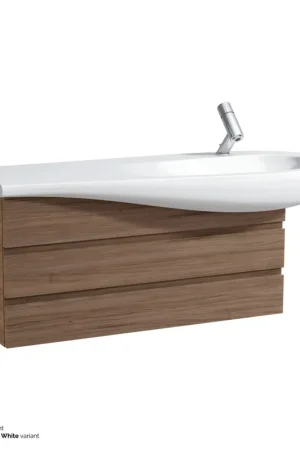 Trending Laufen IlBagnoAlessi 39" 2-Drawer Glossy White Vanity for IlBagnoAlessi Bathroom Sink Model: H814974