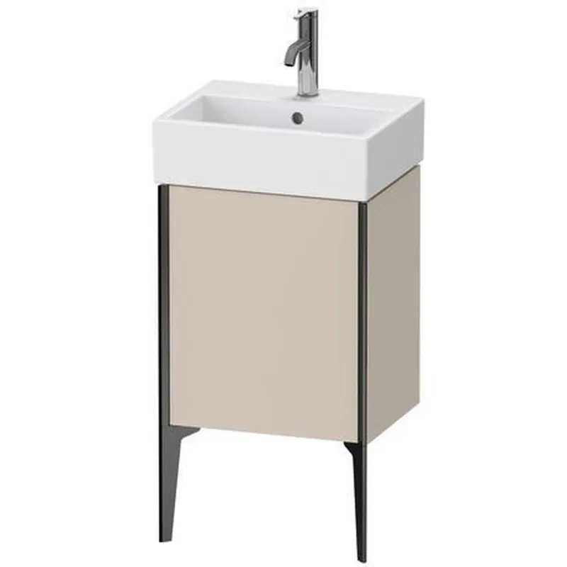 Duravit Xviu 17" x 19" x 13" One Door Floorstanding Vanity Unit With Left Hinge, Taupe Matt (XV4531LB291) Deal