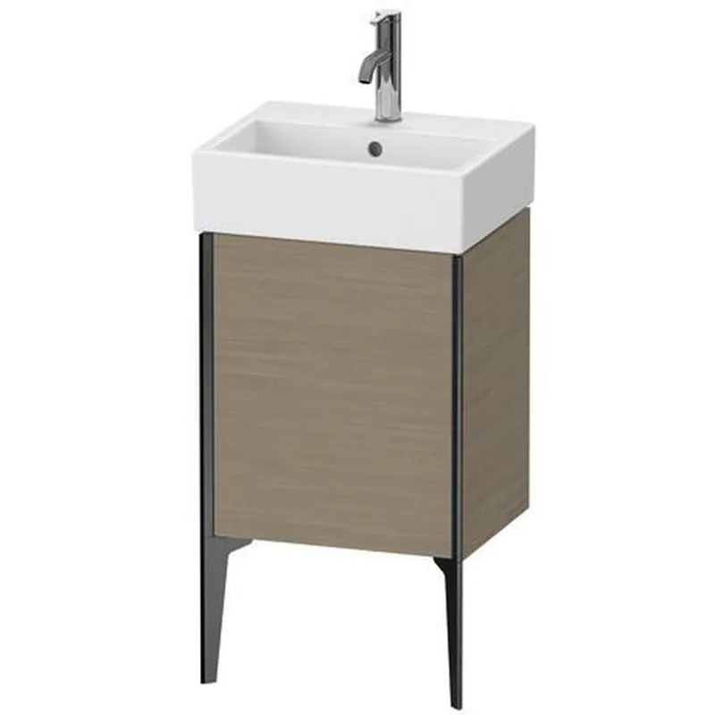 Duravit Xviu 17" x 19" x 13" One Door Floorstanding Vanity Unit With Left Hinge, Oak Terra (XV4531LB235) Buy Direct