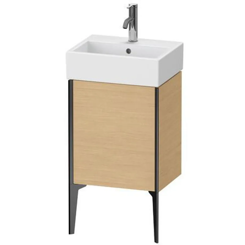 Duravit Xviu 17" x 19" x 13" One Door Floorstanding Vanity Unit With Left Hinge, Natural Oak (XV4531LB230) Budget