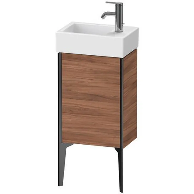 Duravit Xviu 14" x 19" x 9" One Door Floorstanding Vanity Unit With Right Hinge, Natural Walnut (XV4530RB279) Viral