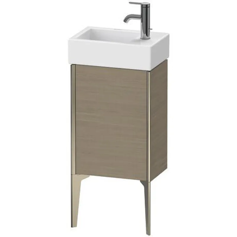 Duravit Xviu 14" x 19" x 9" One Door Floorstanding Vanity Unit With Left Hinge, Oak Terra (XV4530LB135) Affordable
