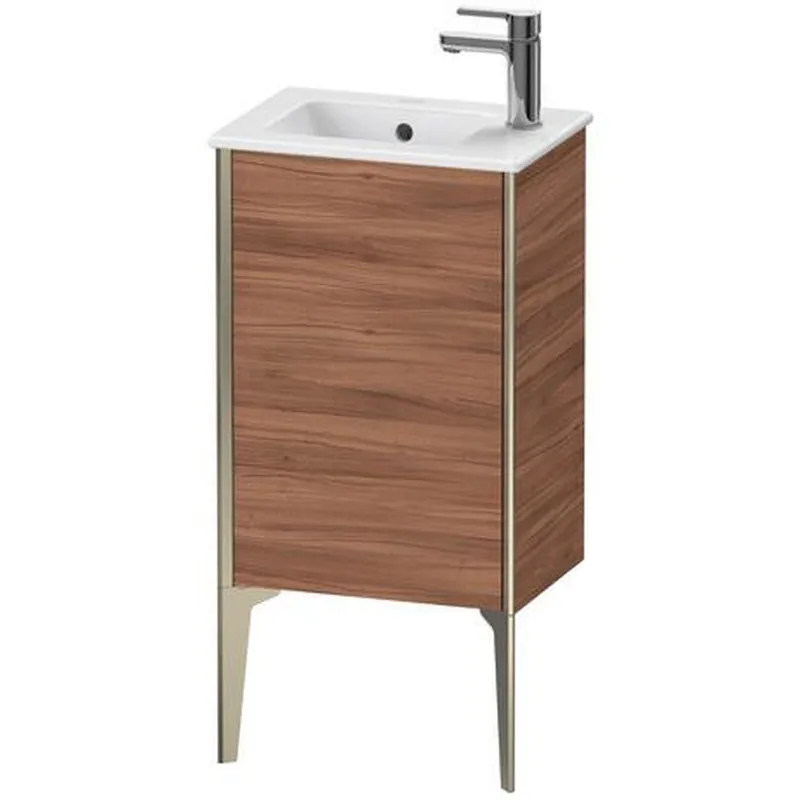 Duravit Xviu 16" x 23" x 11" One Door Floorstanding Vanity Unit With Right Hinge, Natural Walnut (XV4480RB179) Grab Now