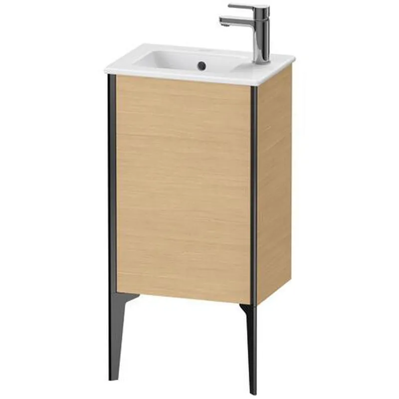 Price Cut Duravit Xviu 16" x 23" x 11" One Door Floorstanding Vanity Unit With Left Hinge, Natural Oak (XV4480LB230)