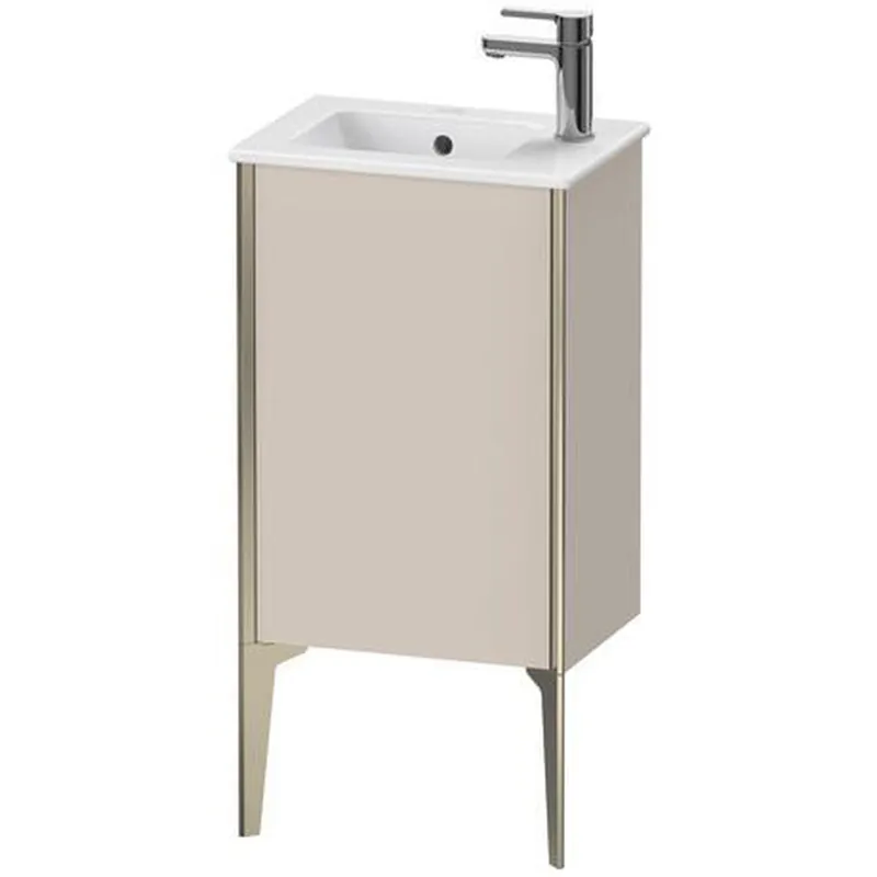 Wholesale Duravit Xviu 16" x 23" x 11" One Door Floorstanding Vanity Unit With Left Hinge, Taupe Matt (XV4480LB191)