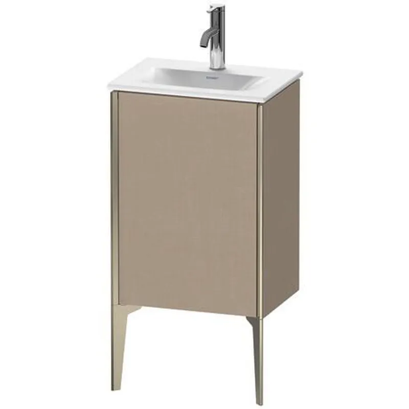 Exclusive Offer Duravit Xviu 17" x 23" x 12" One Door Floorstanding Vanity Unit With Right Hinge, Linen (XV4068RB175)