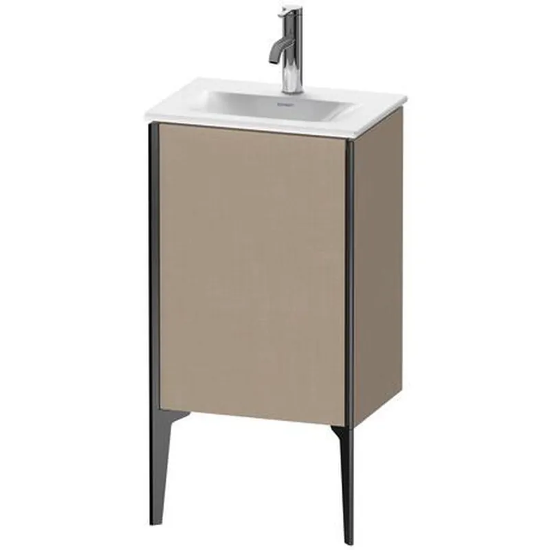 Duravit Xviu 17" x 23" x 12" One Door Floorstanding Vanity Unit With Left Hinge, Linen (XV4068LB275) Big Sale
