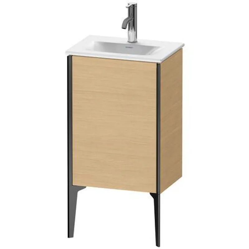 Duravit Xviu 17" x 23" x 12" One Door Floorstanding Vanity Unit With Left Hinge, Natural Oak (XV4068LB230) Direct From Factory