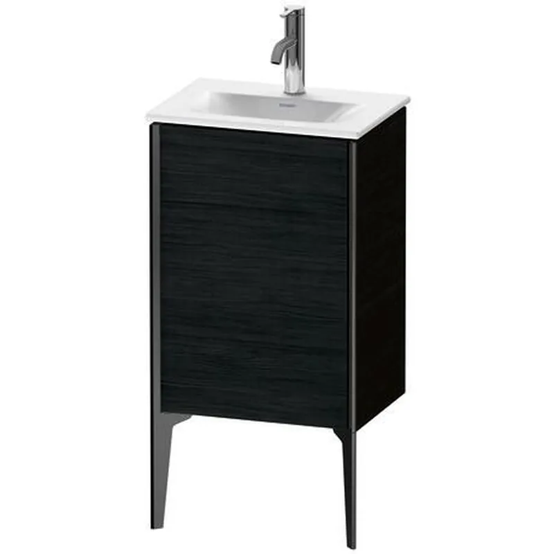 Wholesale Duravit Xviu 17" x 23" x 12" One Door Floorstanding Vanity Unit With Left Hinge, Oak Black (XV4068LB216)