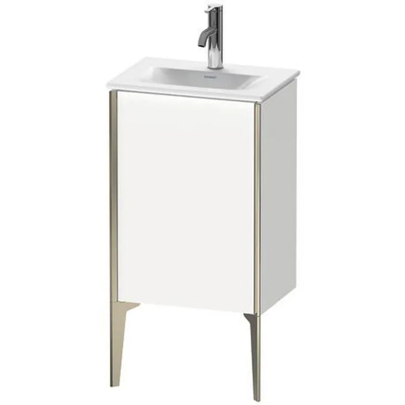 Bulk Order Duravit Xviu 17" x 23" x 12" One Door Floorstanding Vanity Unit With Left Hinge, White Matt (XV4068LB118)