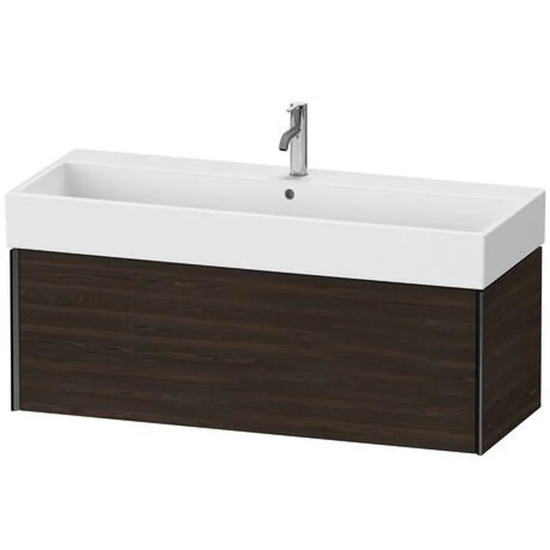 Duravit Xviu 47" x 16" x 18" One Drawer Wall-Mount Vanity Unit, Brushed Walnut Real Wood Veneer (XV42380B269) Flash Sale