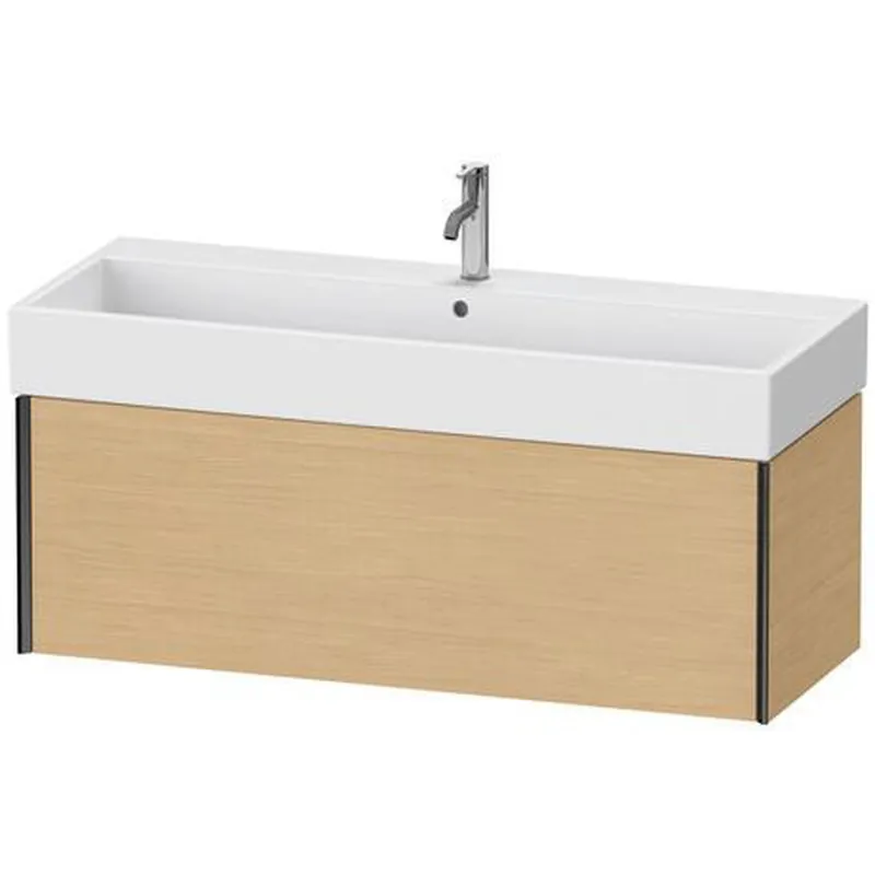Direct From Manufacturer Duravit Xviu 47" x 16" x 18" One Drawer Wall-Mount Vanity Unit, Natural Oak (XV42380B230)