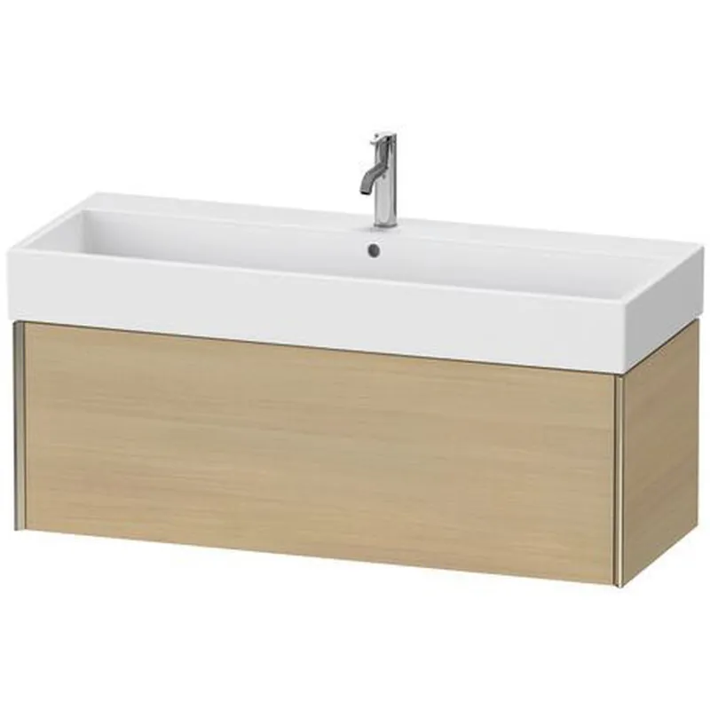 Duravit Xviu 47" x 16" x 18" One Drawer Wall-Mount Vanity Unit, Mediterreanean Oak Real Wood Veneer (XV42380B171) Order Now