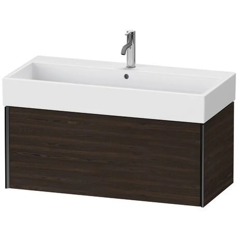 Duravit Xviu 39" x 16" x 18" One Drawer Wall-Mount Vanity Unit, Brushed Walnut Real Wood Veneer (XV42370B269) Save Now