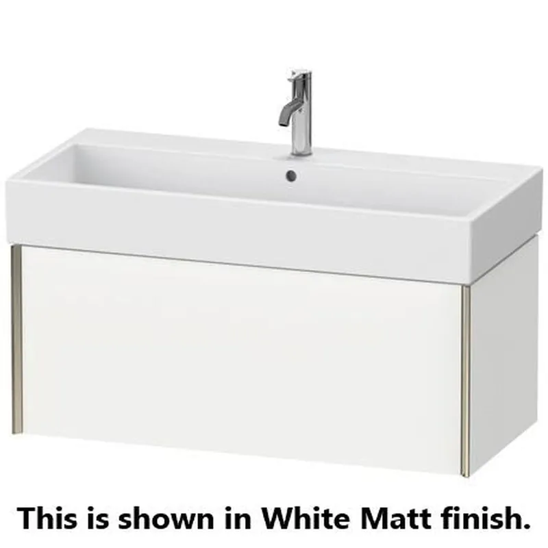 Duravit Xviu 39" x 16" x 18" One Drawer Wall-Mount Vanity Unit, Pine Silver (XV42370B231) Limited Offer