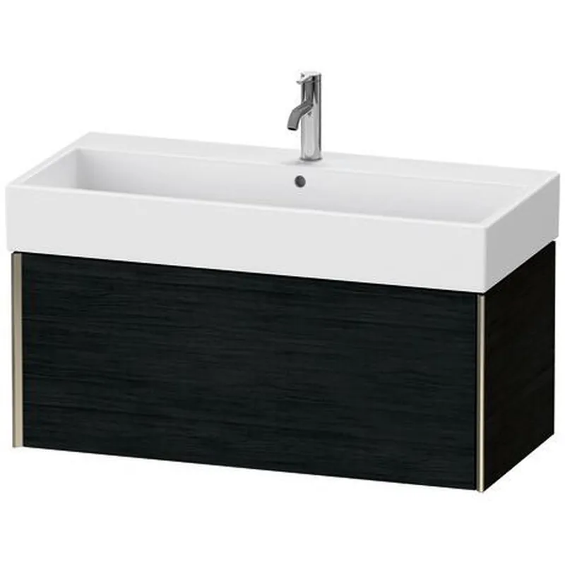 Markdown Duravit Xviu 39" x 16" x 18" One Drawer Wall-Mount Vanity Unit, Oak Black (XV42370B116)