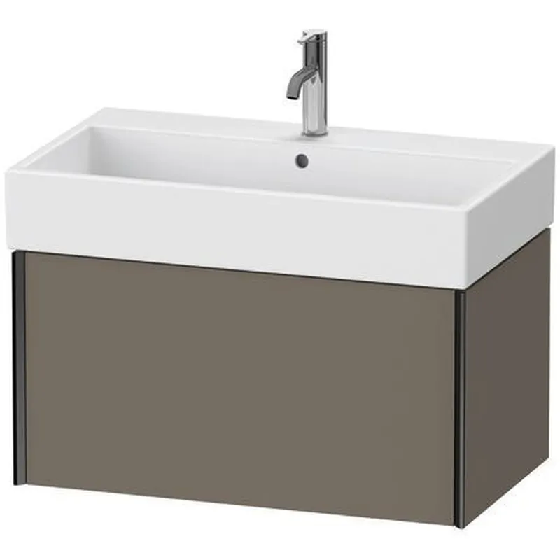 Duravit Xviu 31" x 16" x 18" One Drawer Wall-Mount Vanity Unit, Flannel Grey Satin Matt Lacquer (XV42360B290) Super Sale