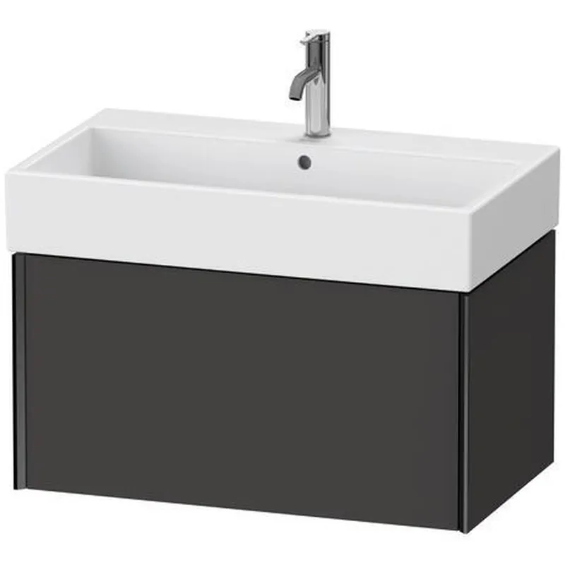 Duravit Xviu 31" x 16" x 18" One Drawer Wall-Mount Vanity Unit, Graphite Super Matt (XV42360B280) Limited Offer