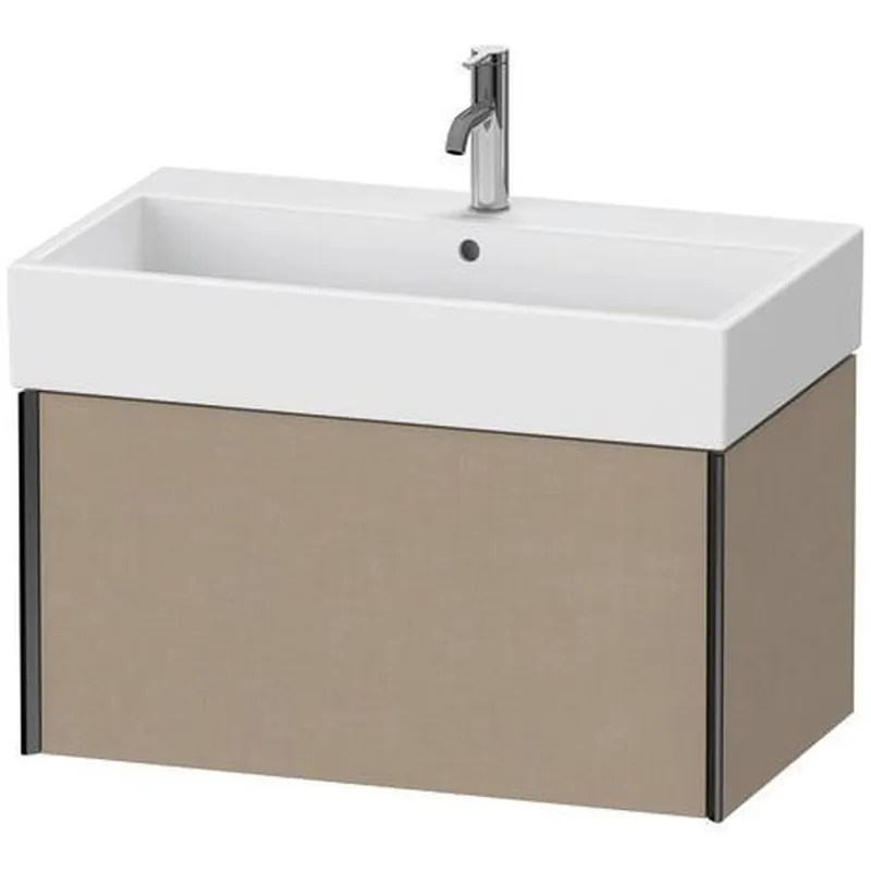 While Supplies Last Duravit Xviu 31" x 16" x 18" One Drawer Wall-Mount Vanity Unit, Linen (XV42360B275)