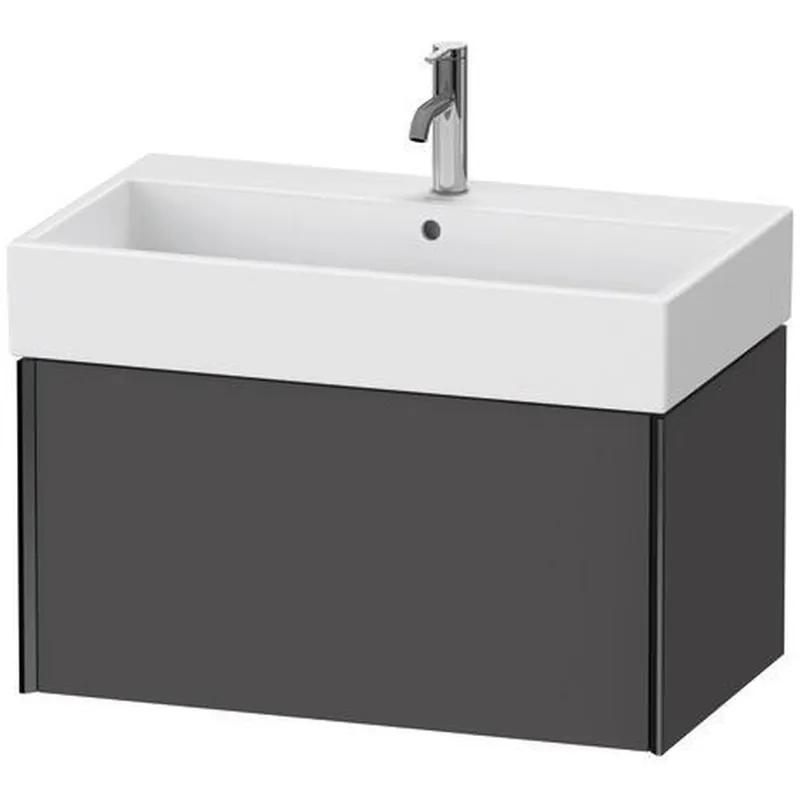 Don’t Miss Out Duravit Xviu 31" x 16" x 18" One Drawer Wall-Mount Vanity Unit, Graphite Matt (XV42360B249)