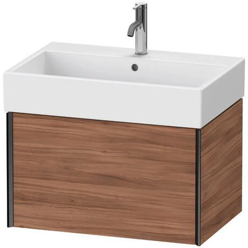 Duravit Xviu 27" x 16" x 18" One Drawer Wall-Mount Vanity Unit, Natural Walnut (XV42350B279) Trusted Brand