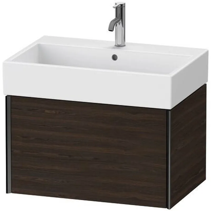 Special Discount Duravit Xviu 27" x 16" x 18" One Drawer Wall-Mount Vanity Unit, Brushed Walnut Real Wood Veneer (XV42350B269)