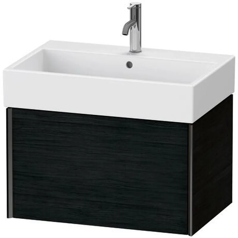 Duravit Xviu 27" x 16" x 18" One Drawer Wall-Mount Vanity Unit, Oak Black (XV42350B216) Secure Checkout