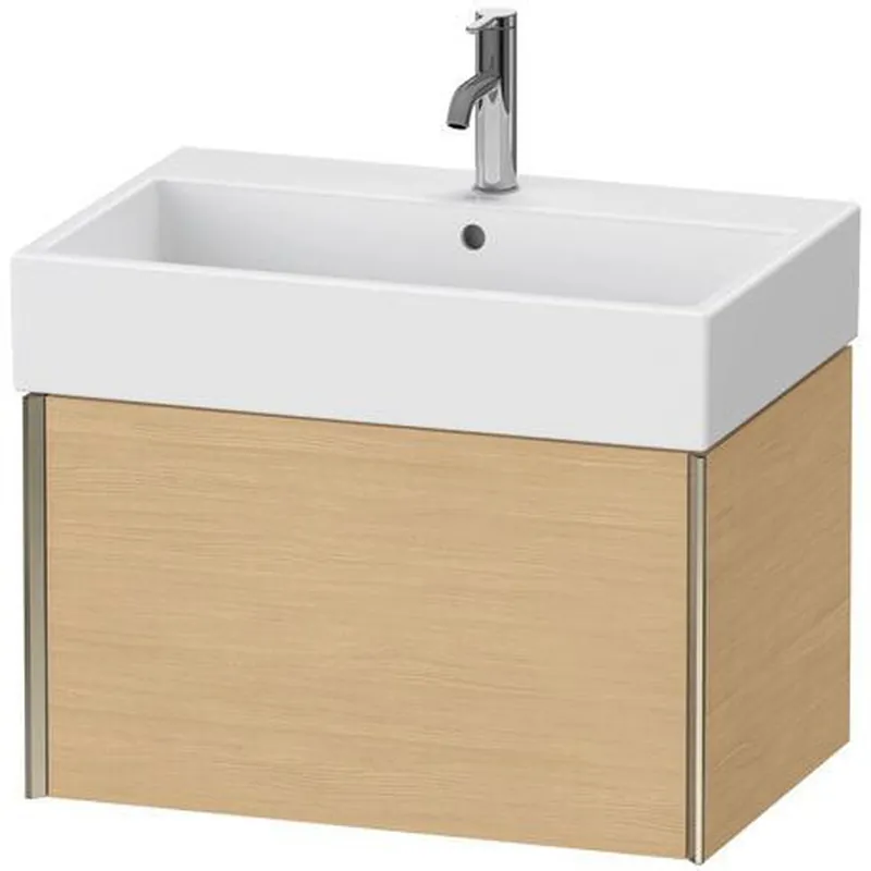 Duravit Xviu 27" x 16" x 18" One Drawer Wall-Mount Vanity Unit, Natural Oak (XV42350B130) Last Chance