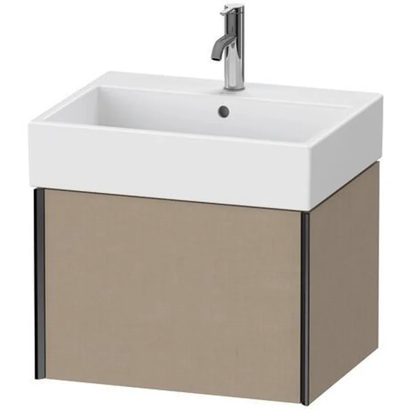 Authentic Duravit Xviu 23" x 16" x 18" One Drawer Wall-Mount Vanity Unit, Linen (XV42340B275)
