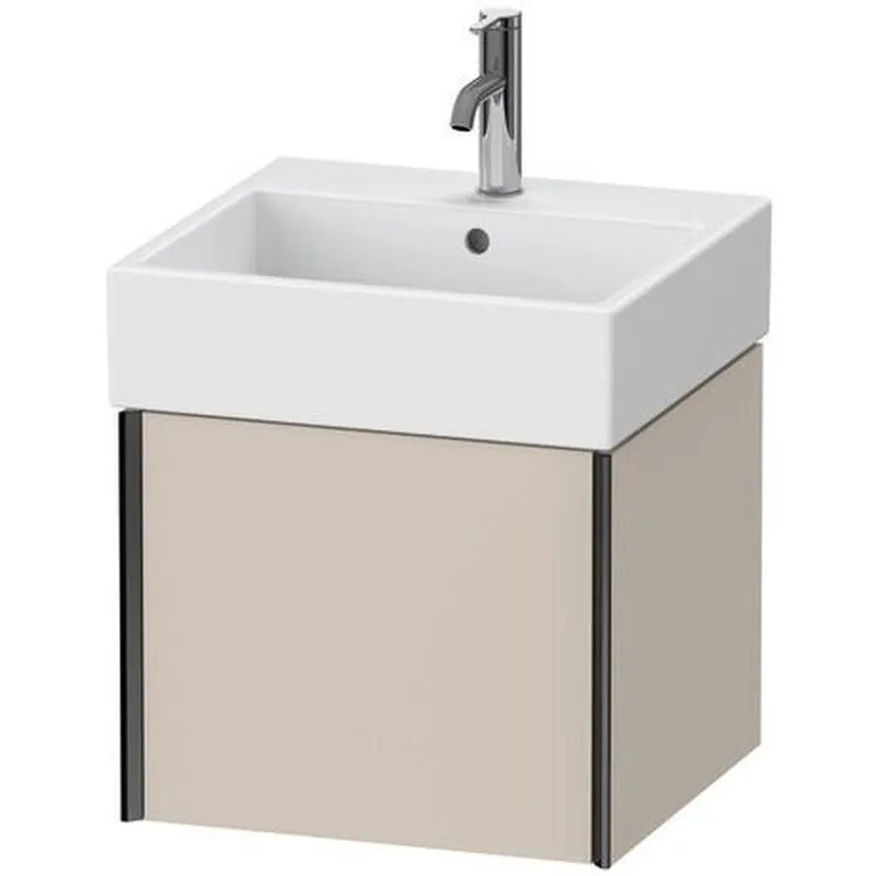 Duravit Xviu 19" x 16" x 18" One Drawer Wall-Mount Vanity Unit, Taupe Matt (XV42330B291) Free Delivery