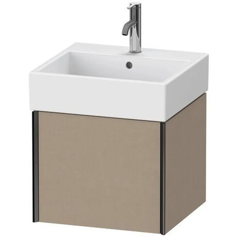 Genuine Duravit Xviu 19" x 16" x 18" One Drawer Wall-Mount Vanity Unit, Linen (XV42330B275)
