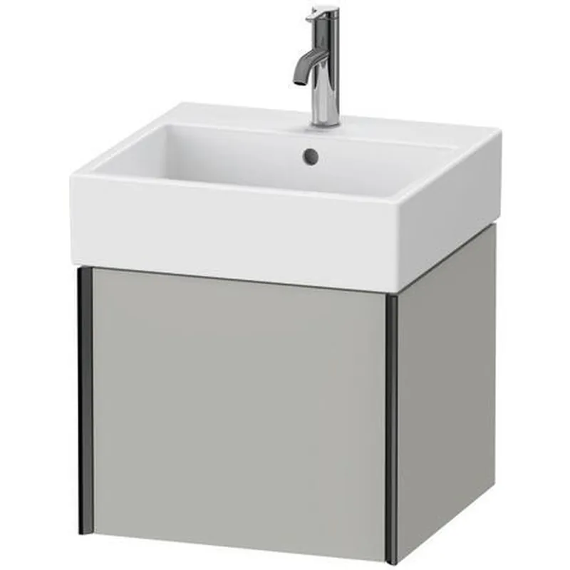 While Supplies Last Duravit Xviu 19" x 16" x 18" One Drawer Wall-Mount Vanity Unit, Concrete Grey Matt (XV42330B207)