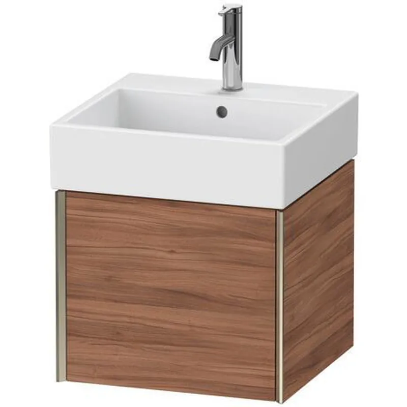 Fast Shipping Duravit Xviu 19" x 16" x 18" One Drawer Wall-Mount Vanity Unit, Natural Walnut (XV42330B179)