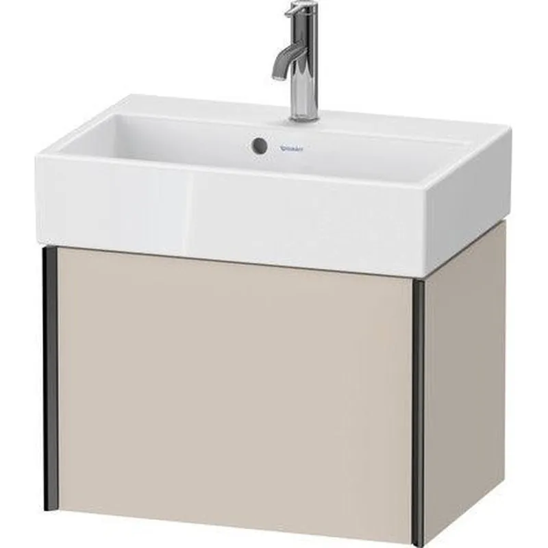 Popular Duravit Xviu 23" x 16" x 15" One Drawer Wall-Mount Vanity Unit, Taupe Matt (XV42160B291)