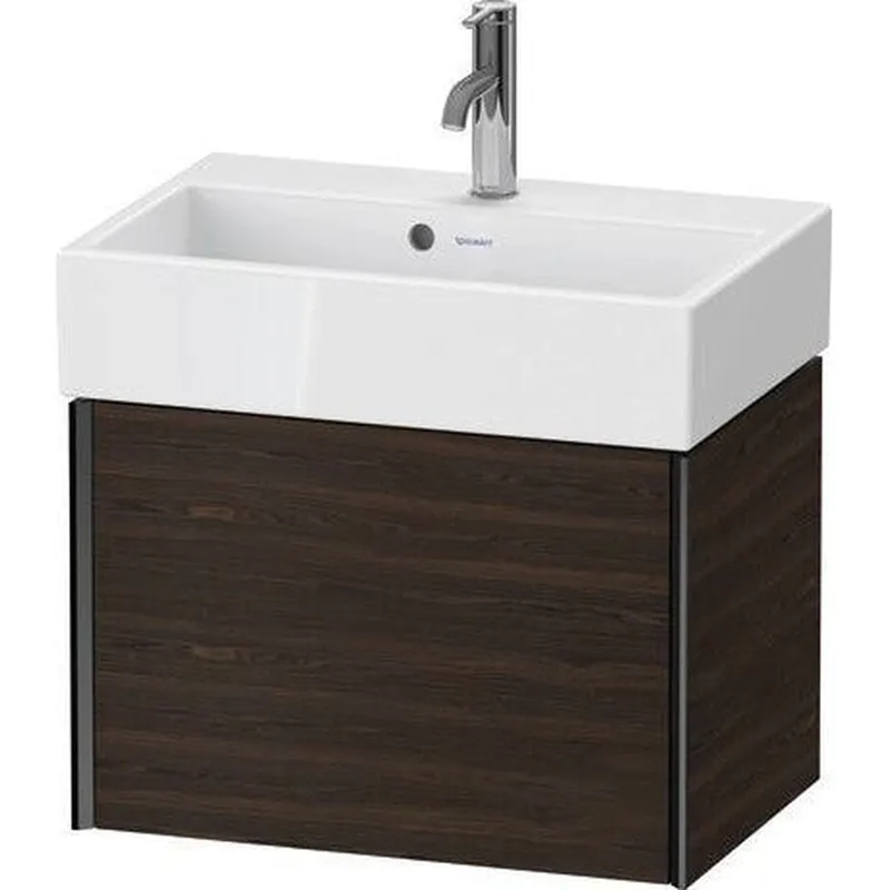Duravit Xviu 23" x 16" x 15" One Drawer Wall-Mount Vanity Unit, Brushed Walnut Real Wood Veneer (XV42160B269) Price Cut