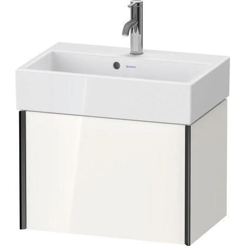 Duravit Xviu 23" x 16" x 15" One Drawer Wall-Mount Vanity Unit, White High Gloss (XV42160B222) Viral