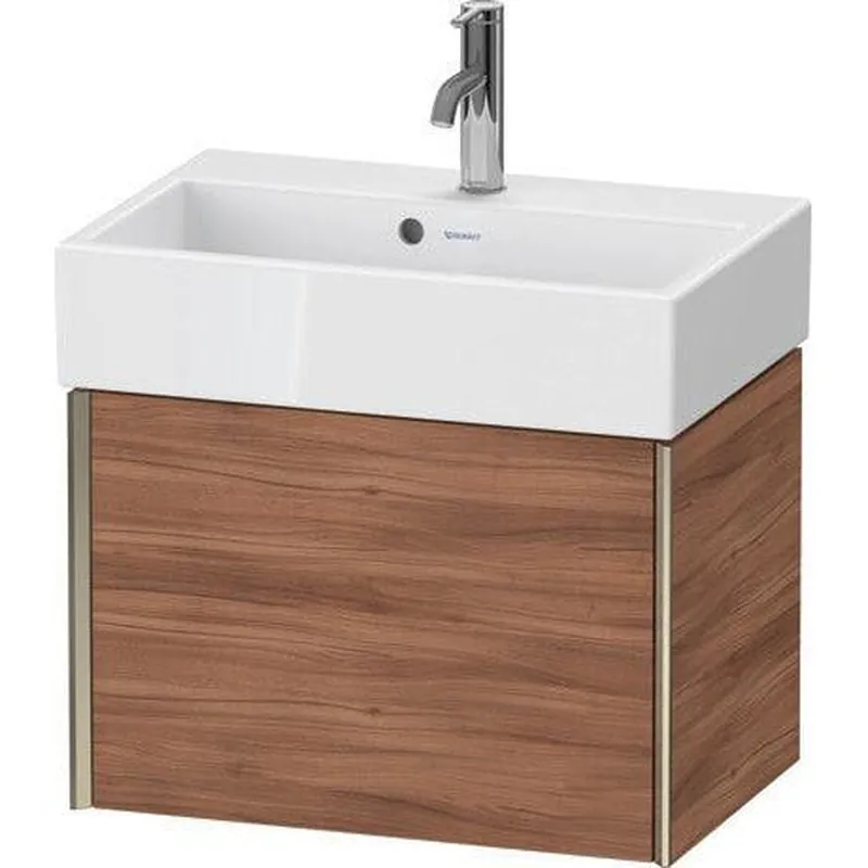 Duravit Xviu 23" x 16" x 15" One Drawer Wall-Mount Vanity Unit, Natural Walnut (XV42160B179) High Quality