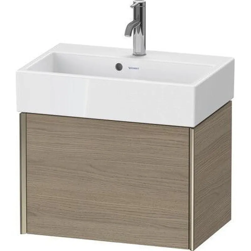 Duravit Xviu 23" x 16" x 15" One Drawer Wall-Mount Vanity Unit, Oak Terra (XV42160B135) Factory Price