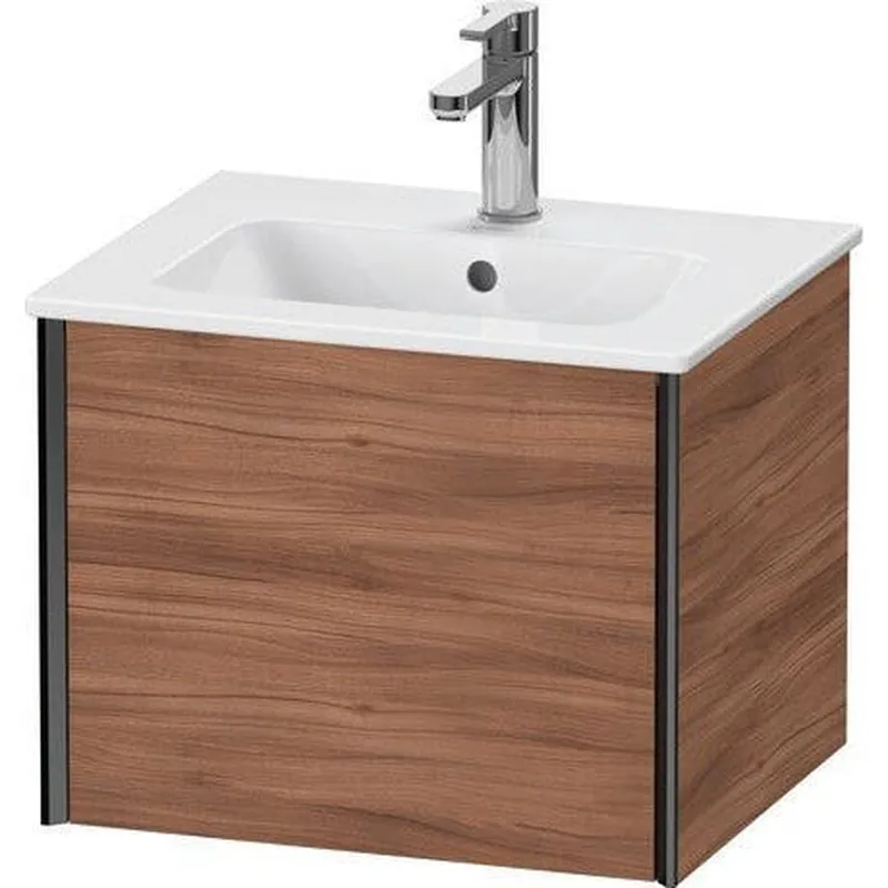 Special Offer Duravit Xviu 20" x 16" x 17" One Drawer Wall-Mount Vanity Unit, Natural Walnut (XV42150B279)