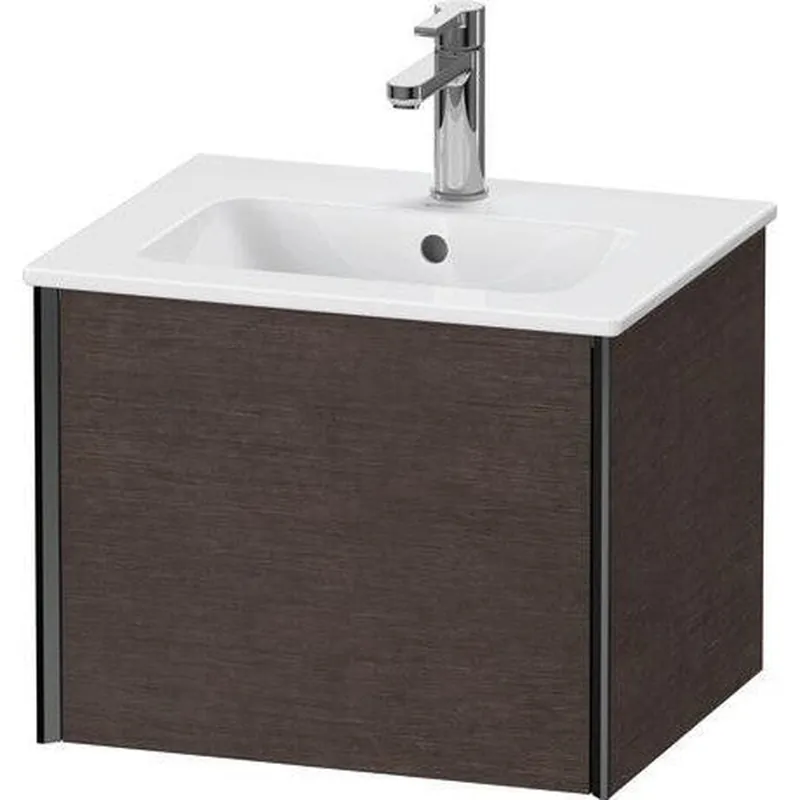 Wholesale Duravit Xviu 20" x 16" x 17" One Drawer Wall-Mount Vanity Unit, Brushed Dark Oak Real Wood Veneer (XV42150B272)