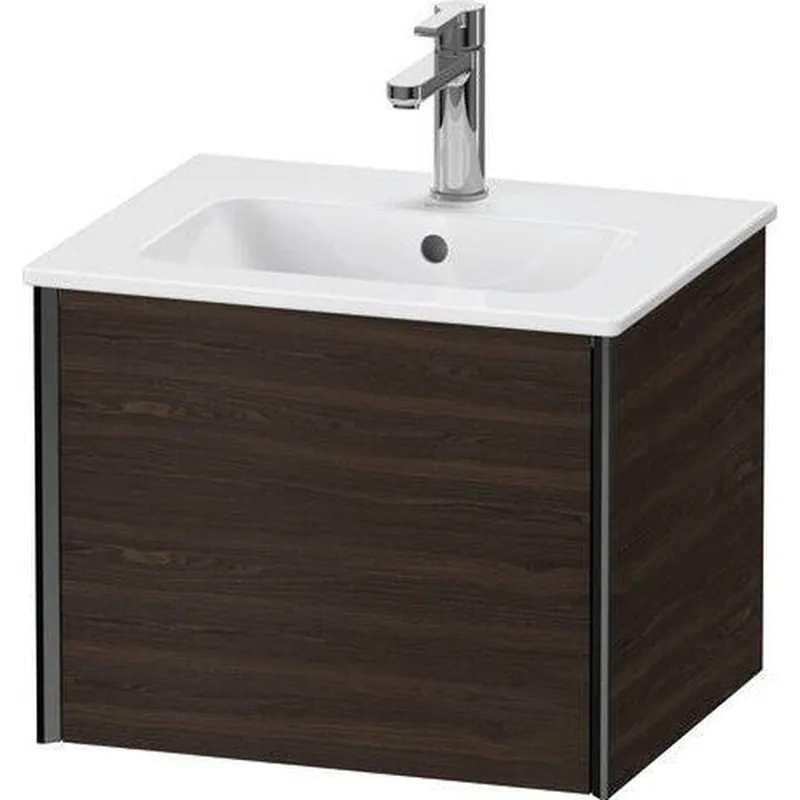 Duravit Xviu 20" x 16" x 17" One Drawer Wall-Mount Vanity Unit, Brushed Walnut Real Wood Veneer (XV42150B269) Place Order