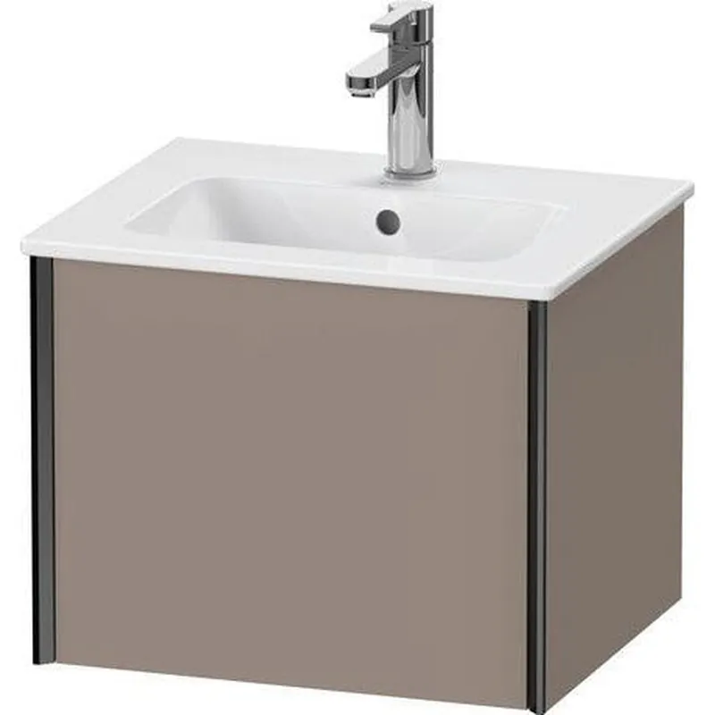 Duravit Xviu 20" x 16" x 17" One Drawer Wall-Mount Vanity Unit, Basalt Matt (XV42150B243) Low Price