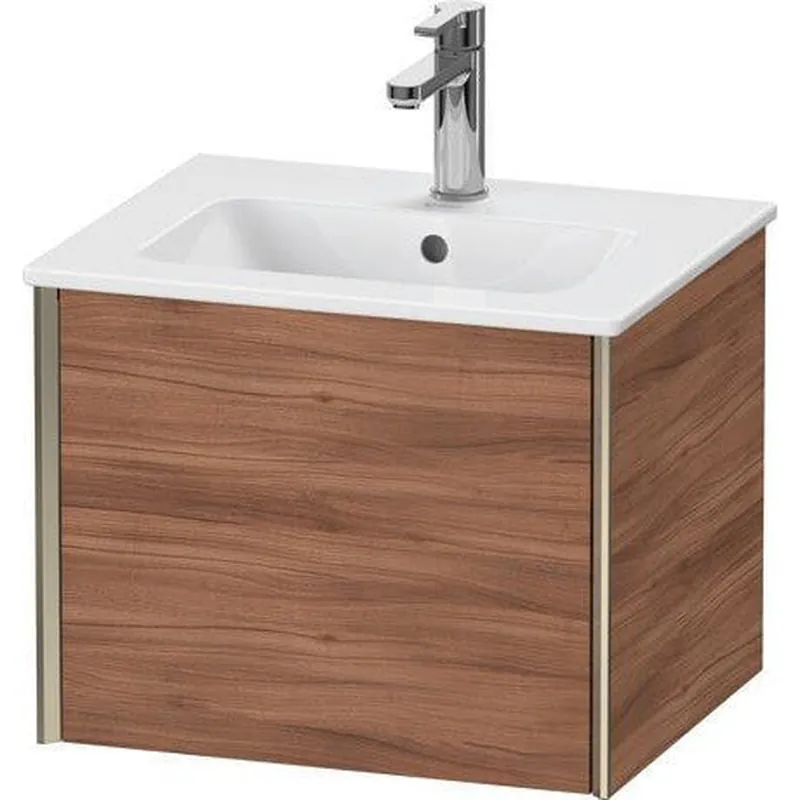 Duravit Xviu 20" x 16" x 17" One Drawer Wall-Mount Vanity Unit, Natural Walnut (XV42150B179) Wholesale
