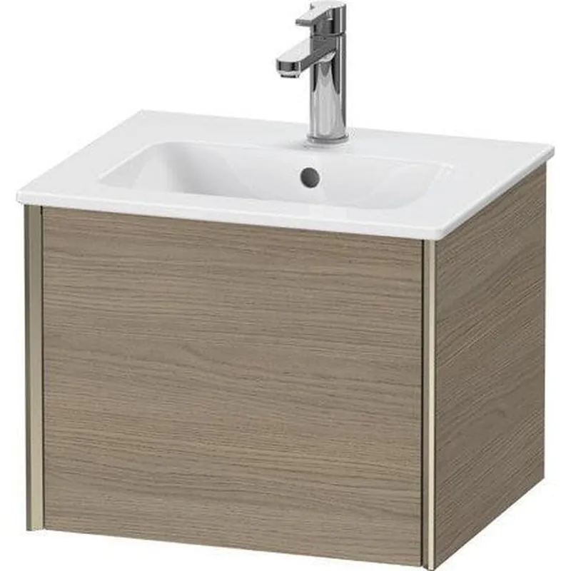 Duravit Xviu 20" x 16" x 17" One Drawer Wall-Mount Vanity Unit, Oak Terra (XV42150B135) Buy Online