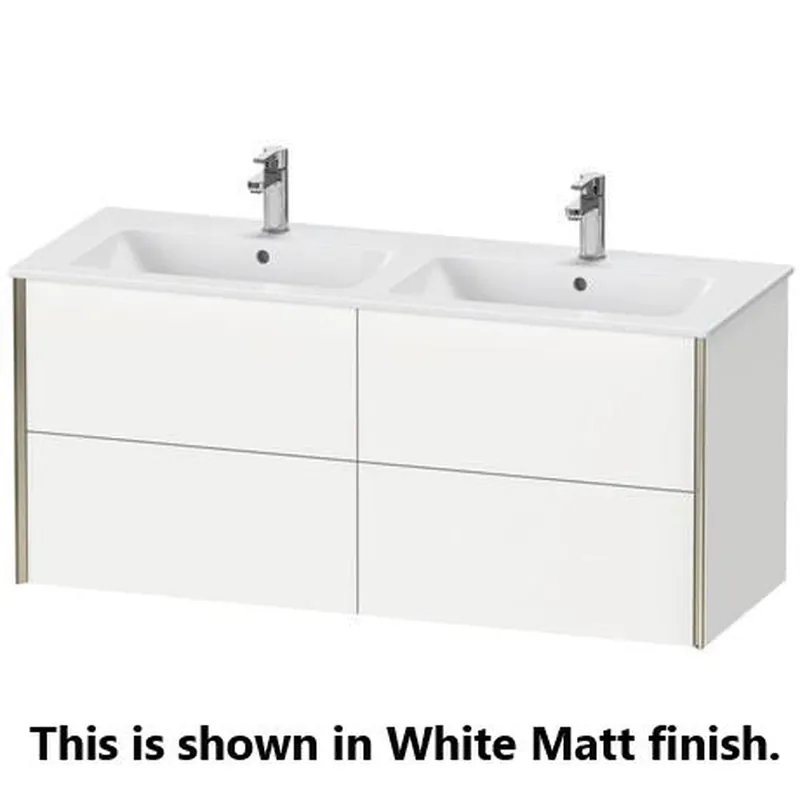 Premium Duravit Xviu 50" x 22" x 19" Four Drawer Wall-Mount Vanity Unit, Light Blue (XV41290B209)