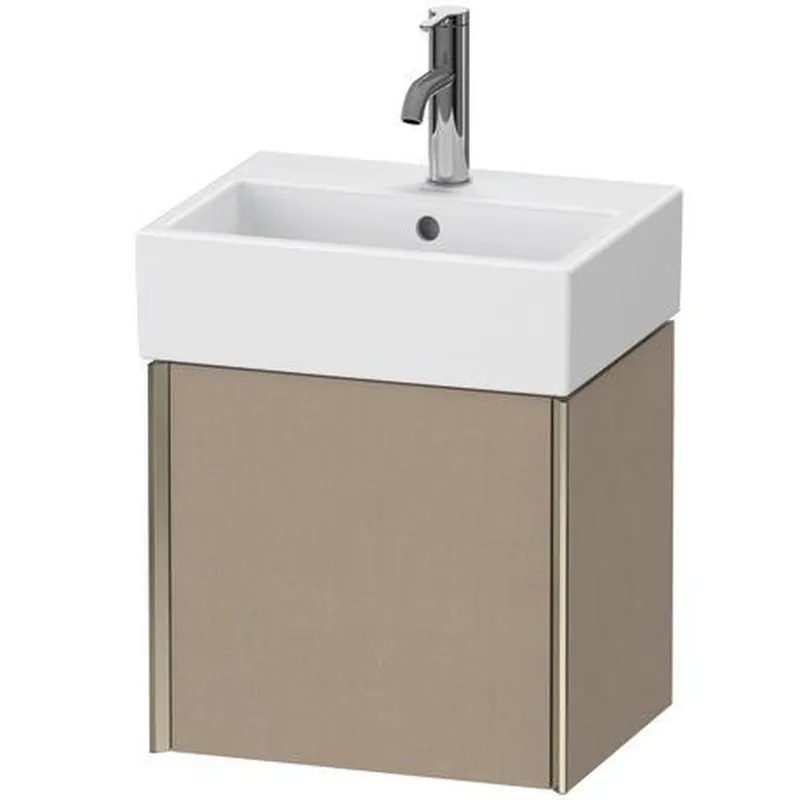 Duravit Xviu 17" x 16" x 13" One Door Wall-Mount Vanity Unit With Right Hinge, Linen (XV4231RB175) Order Now