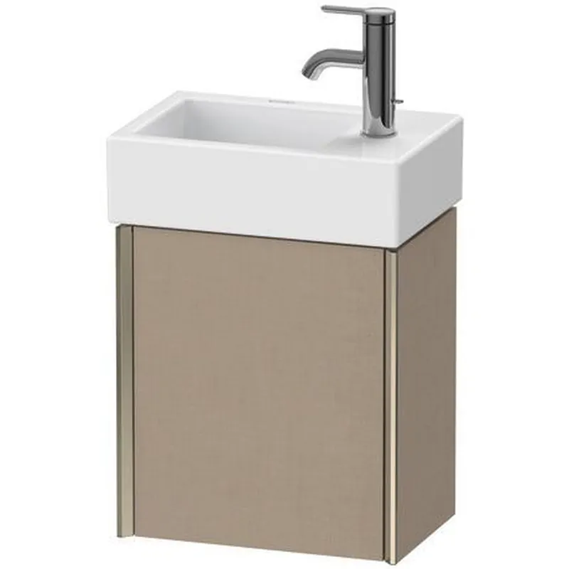 Duravit Xviu 14" x 16" x 9" One Door Wall-Mount Vanity Unit With Right Hinge, Linen (XV4230RB175) Get Yours