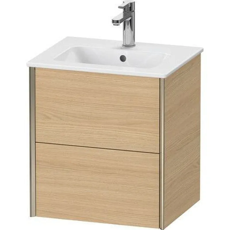 Wholesale Duravit Xviu 20" x 22" x 17" Two Drawer Wall-Mount Vanity Unit, Natural Oak (XV43150B130)