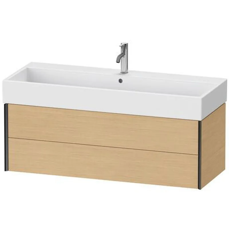 Grab Now Duravit Xviu 47" x 16" x 18" Two Drawer Wall-Mount Vanity Unit, Natural Oak (XV43380B230)